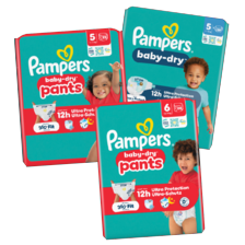 Pampers luiers en broekjes